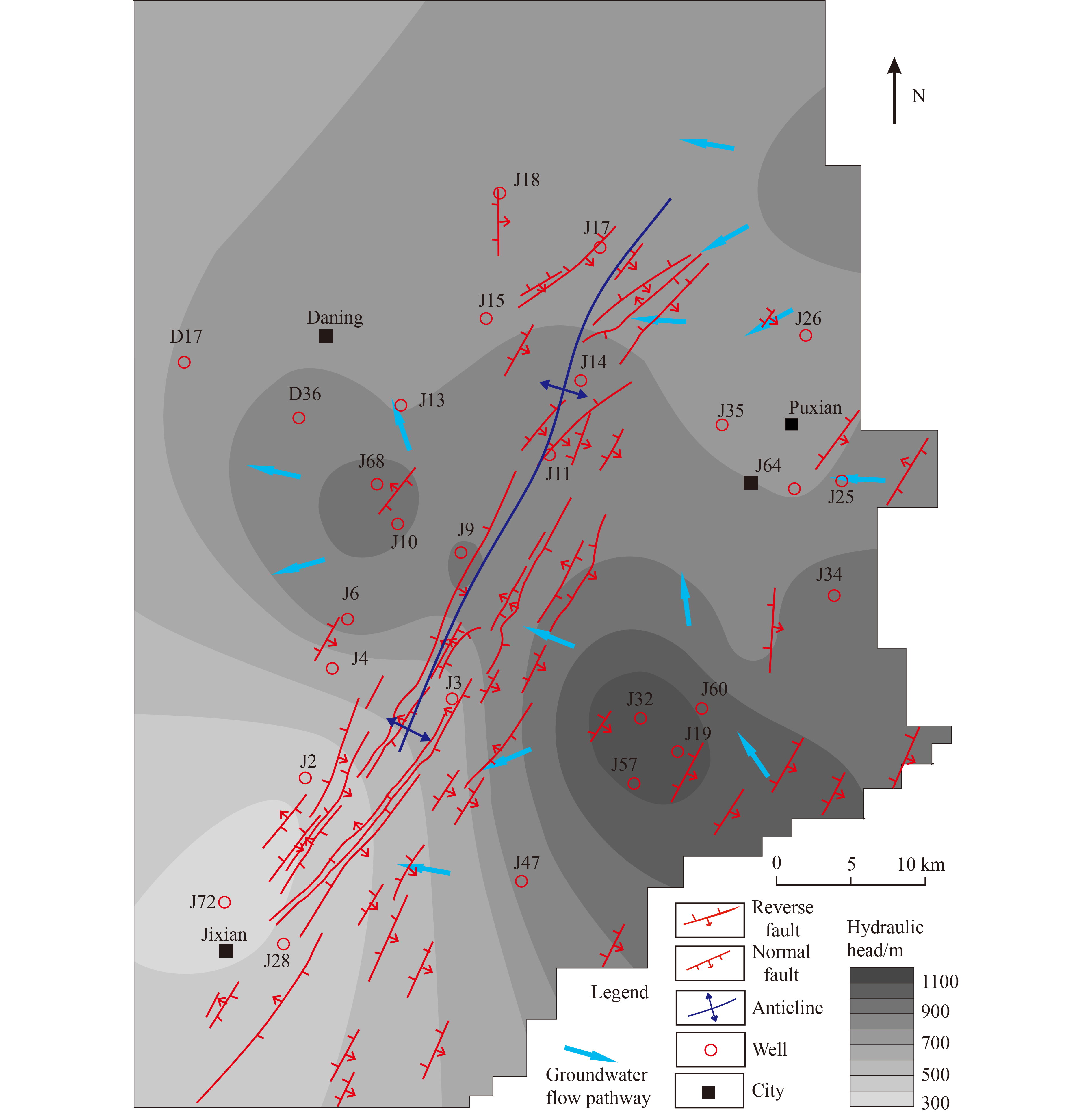 Geological Control Mechanism of Coalbed Methane Gas Component Evolution  Characteristics in the Daning-Jixian Area, Ordos Basin, China